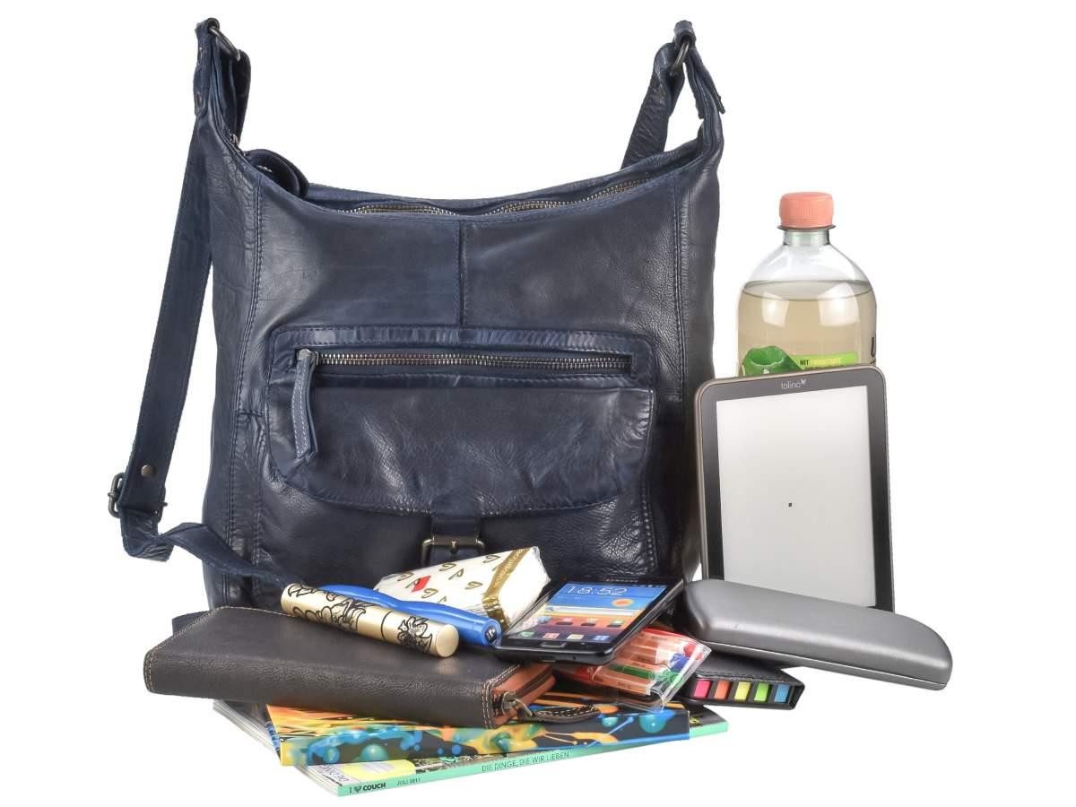 Bear Design Umhängetasche "Anna" Cow Lavato Leder Umhänger Schultertasche 3 günstig online kaufen