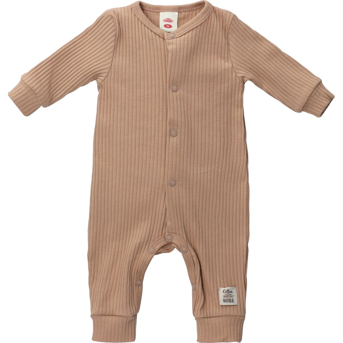 Makoma Strampler Ripp Unisex Kinder Einteiler, Overall, Babyanzug, Babyoverall, Babyanzug