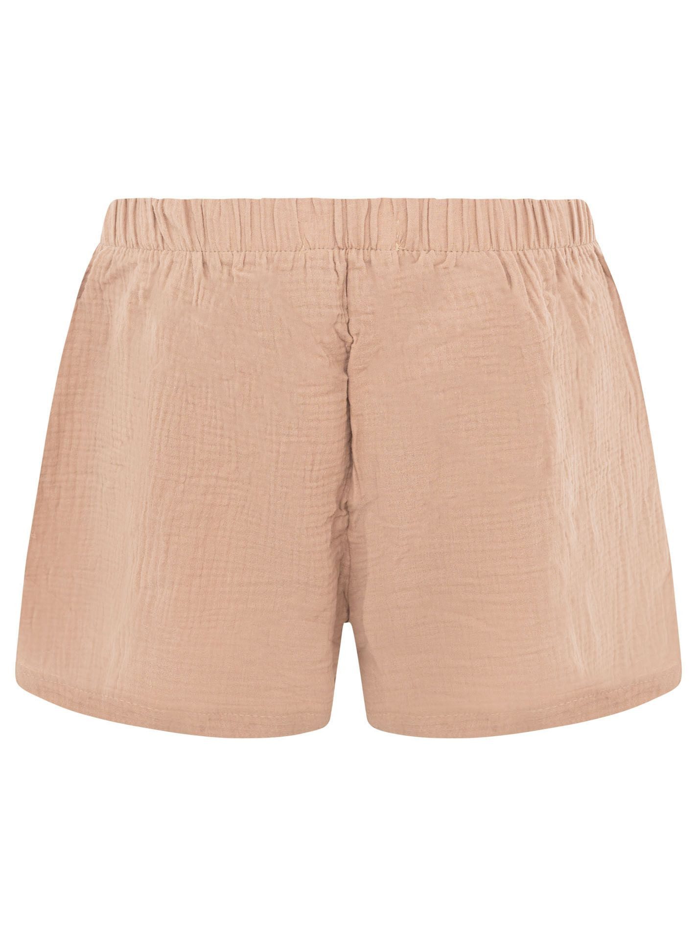 Zwillingsherz Shorts Shorts Musselin "Uni"