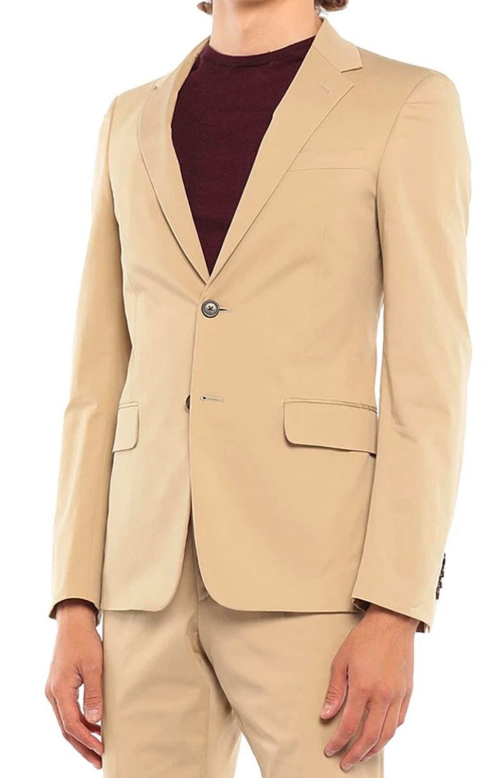 PRADA Anzug Herren Zweiteiliger Sakko Blazer Hose Slim Fit Die moderne Leichtigkeit italienischer Schneiderkunst: