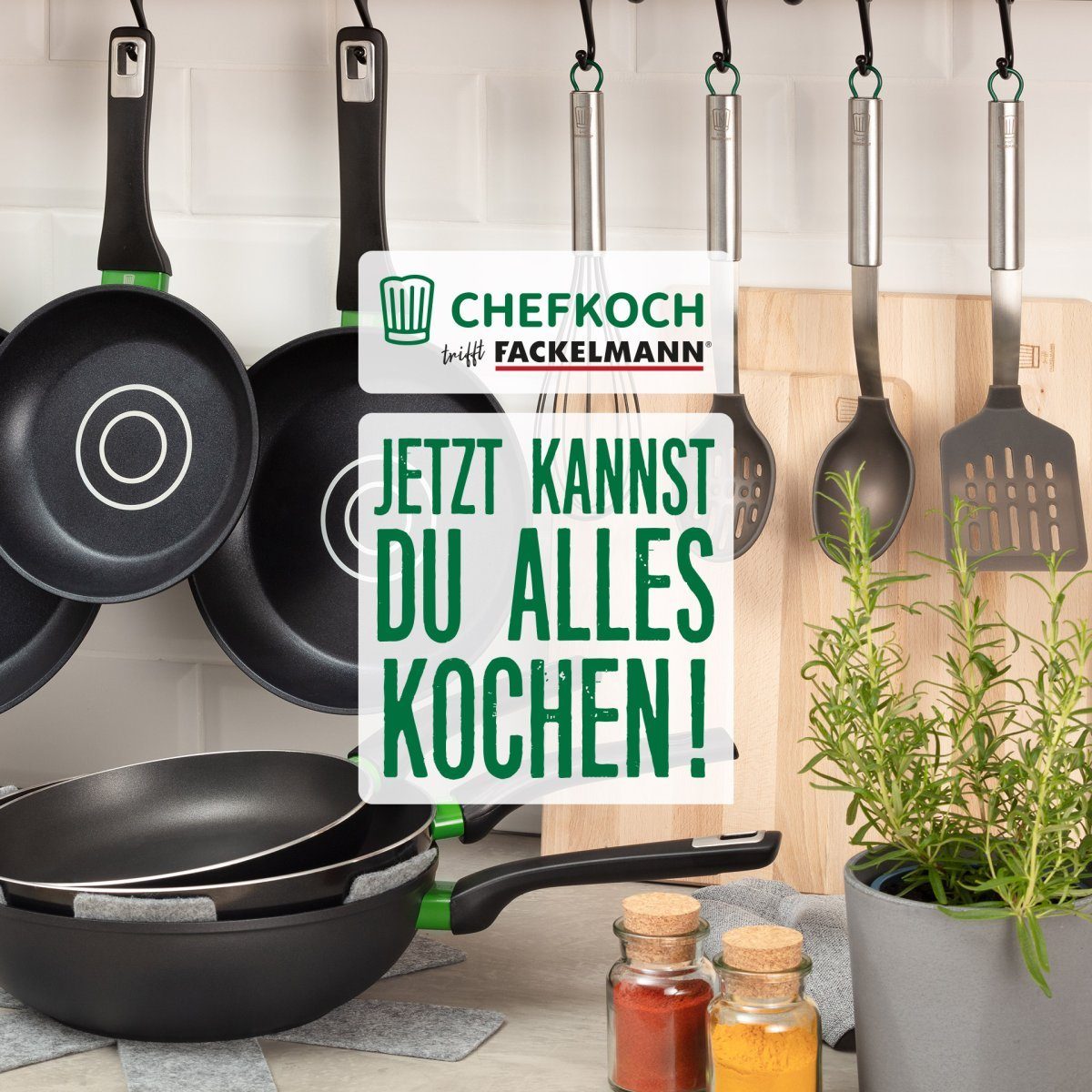 Kochbesteck-Set Fackelmann Chefkoch München trifft