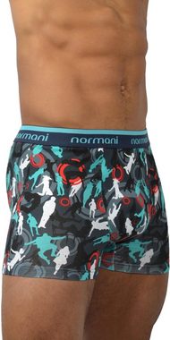 normani Retro Boxer 6 Stück Retro Boxershorts aus Baumwolle Unterhose aus atmungsaktiver Baumwolle