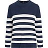 dark navy, striped