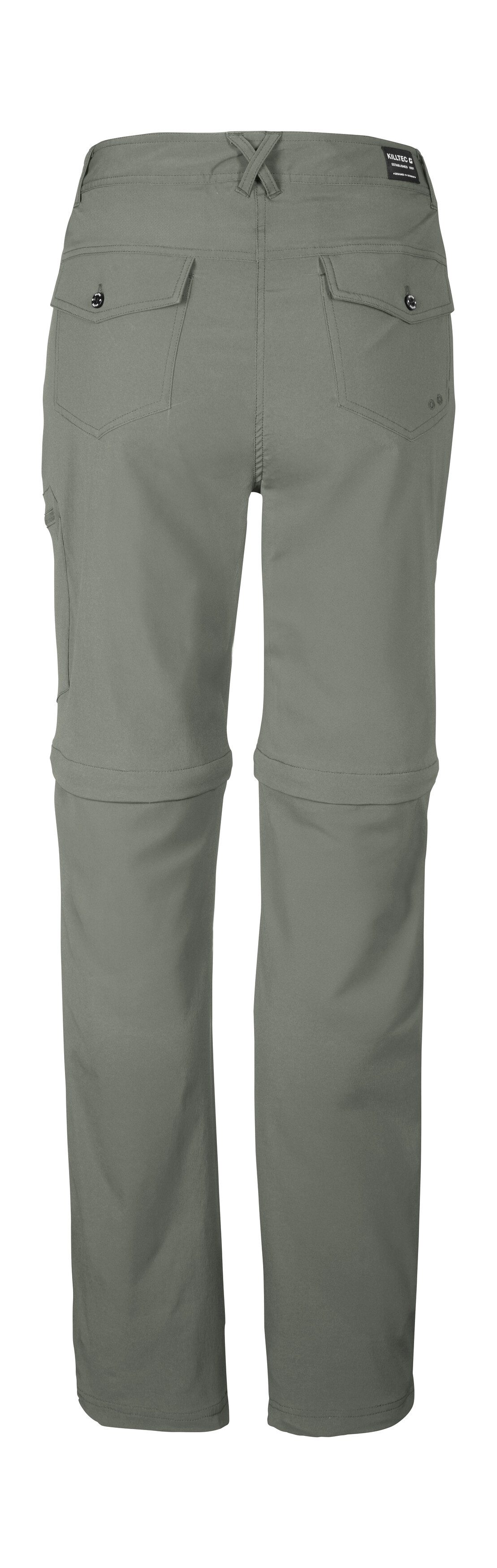 Killtec Zip-off-Hose KOS 5 WMN PNTS Abzippbare, wasserabweisende Funktionshose mit Stretch und Taschen