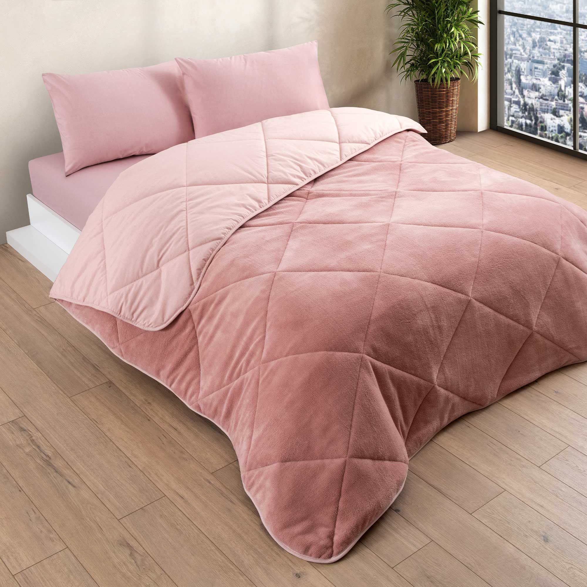 Nordic Schiller 4-Jahreszeitenbett Welsoft Doppelseitiges Bettdecke, Füllung: 300 g/m2 Original-Silikonfaser-Füllung