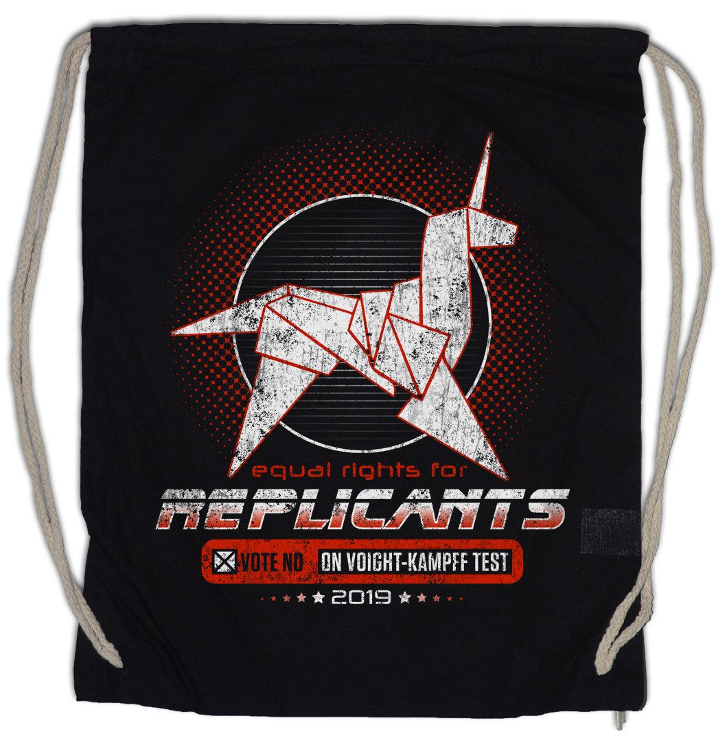 Urban Backwoods Turnbeutel Equal Rights For Replicants Turnbeutel Voight Kampff Interrogation Ltd (1-tlg), Blade Company Runner Replicants