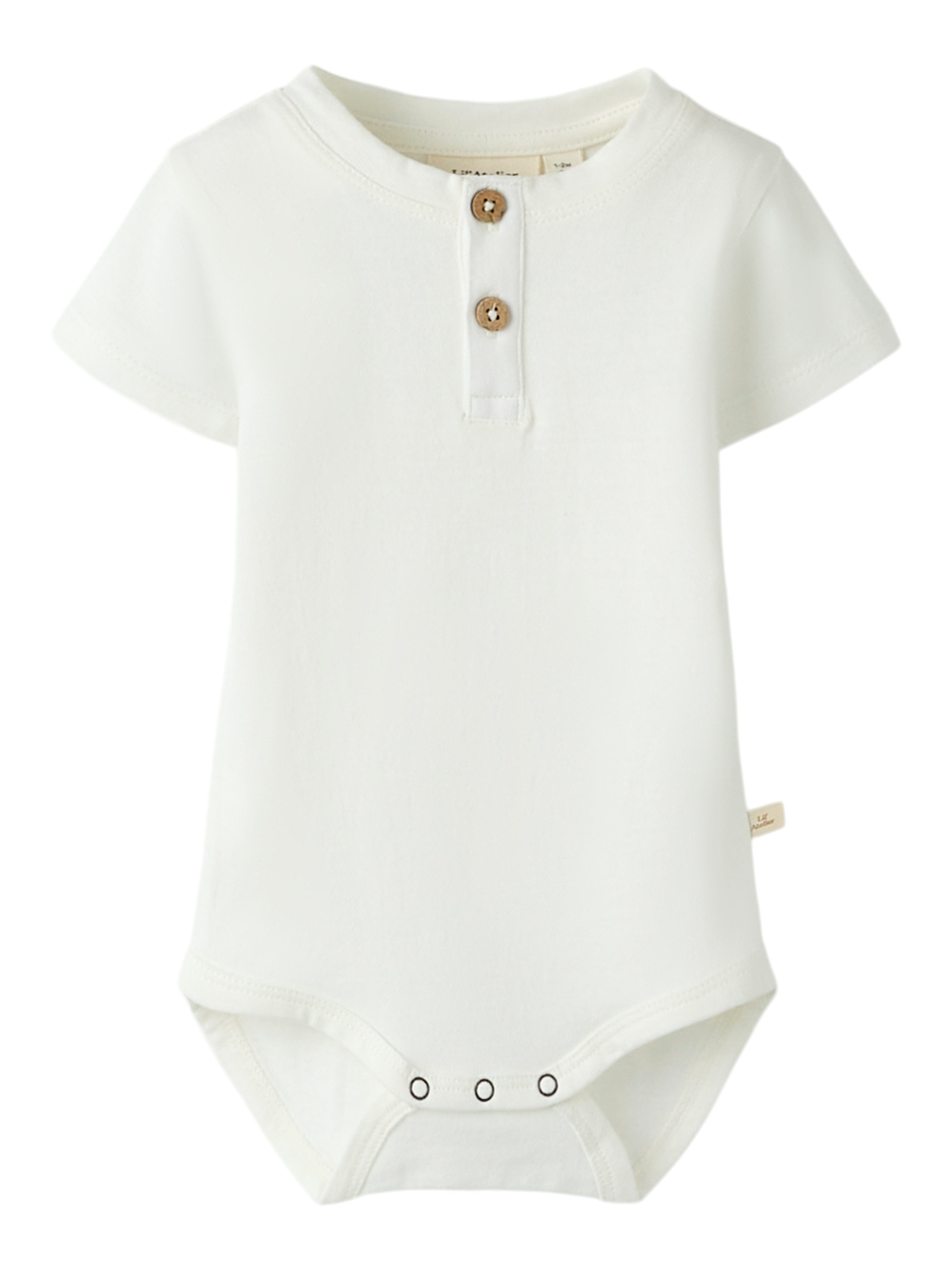 Lil' Atelier Kurzarmbody NBMDOLAN SS BODY LIL NOOS Baumwolle, Kurzarm