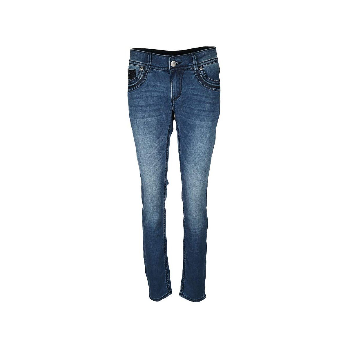 Blue Monkey 5-Pocket-Jeans uni (1-tlg)