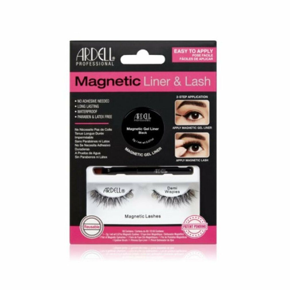 ARDELL Einzelwimpern Ardell Magnetic Liner & Lash False Eyelashes Demi Wispies