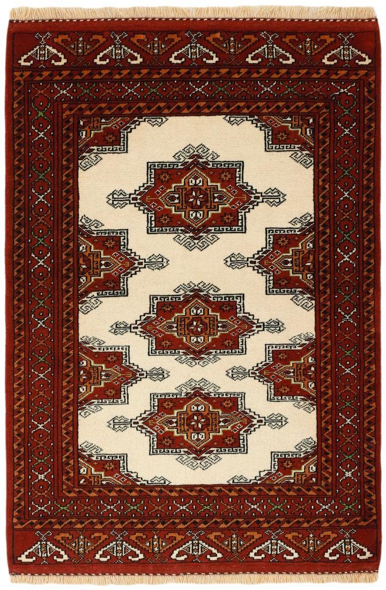 Orientteppich Turkaman 86x121 Handgeknüpfter Orientteppich / Perserteppich, Nain Trading, rechteckig, Höhe: 6 mm