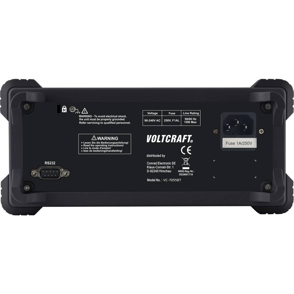 VOLTCRAFT Multimeter Tisch-Multimeter VC-11015330, Datenlogger