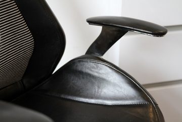 Steelboxx Drehstuhl Bürodrehstuhl GT2, Kunstleder schwarz (1), Sportautositz-Design mit Kappnähten - Sitz- und Rückenflächen ergonomisch geformt