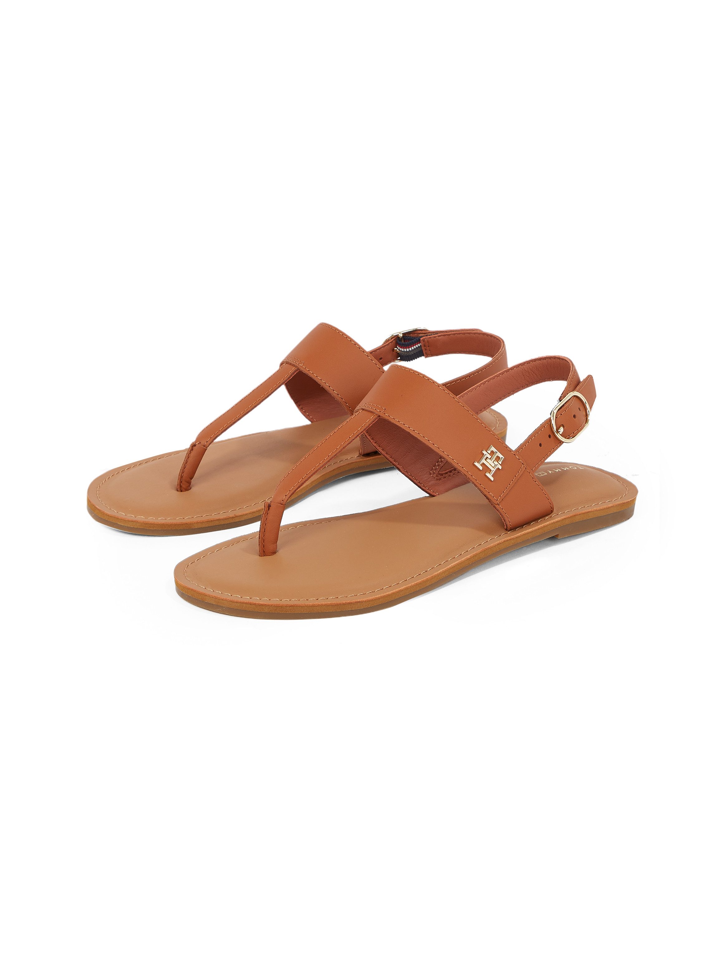 Tommy Hilfiger LEATHER THONG SANDAL Riemchensandale, günstig online kaufen