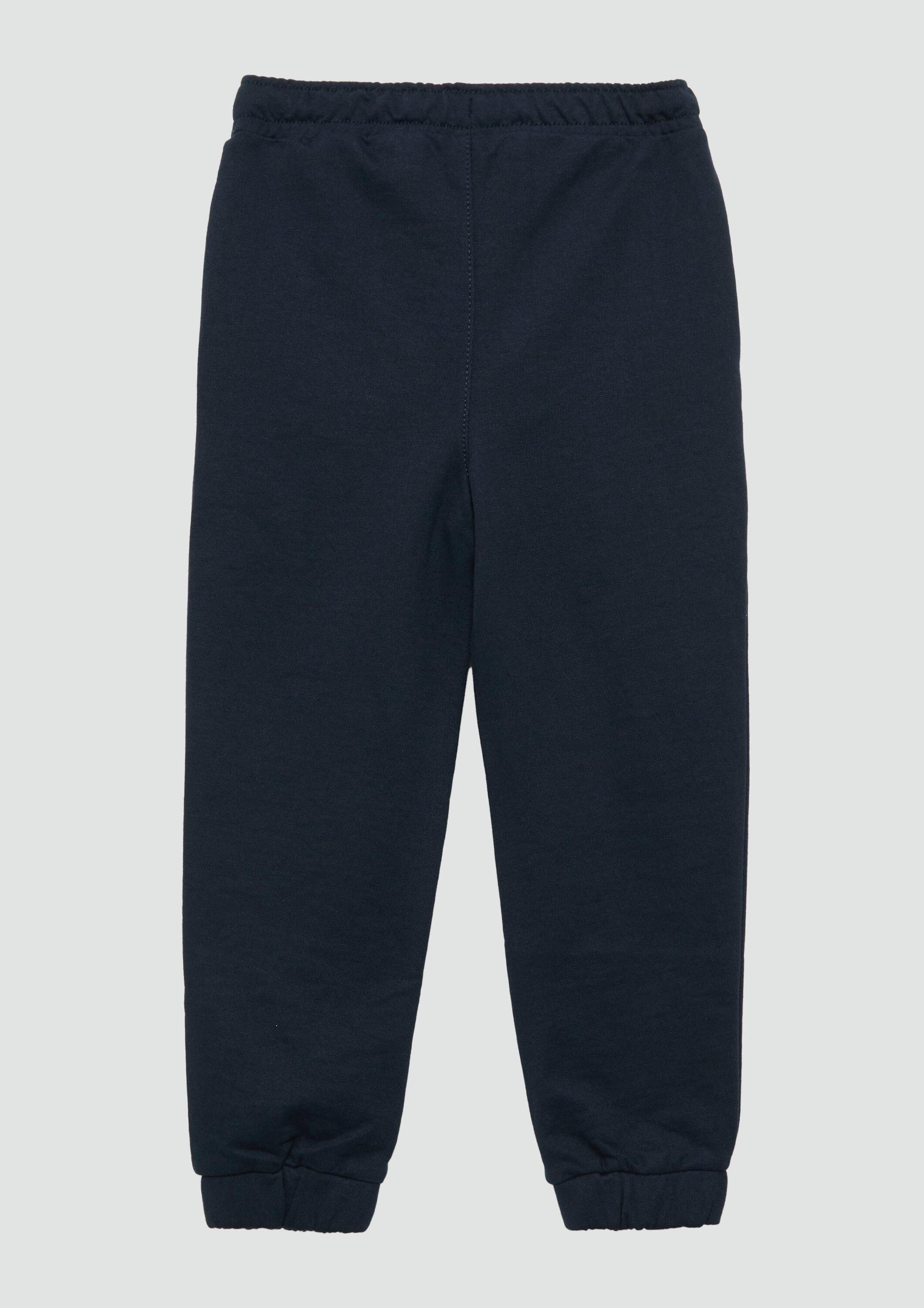 s.Oliver Jogginghose Leggings Unisex Jogginghose aus Sweat mit kleinem Print-Detail – Bild 2 von 5