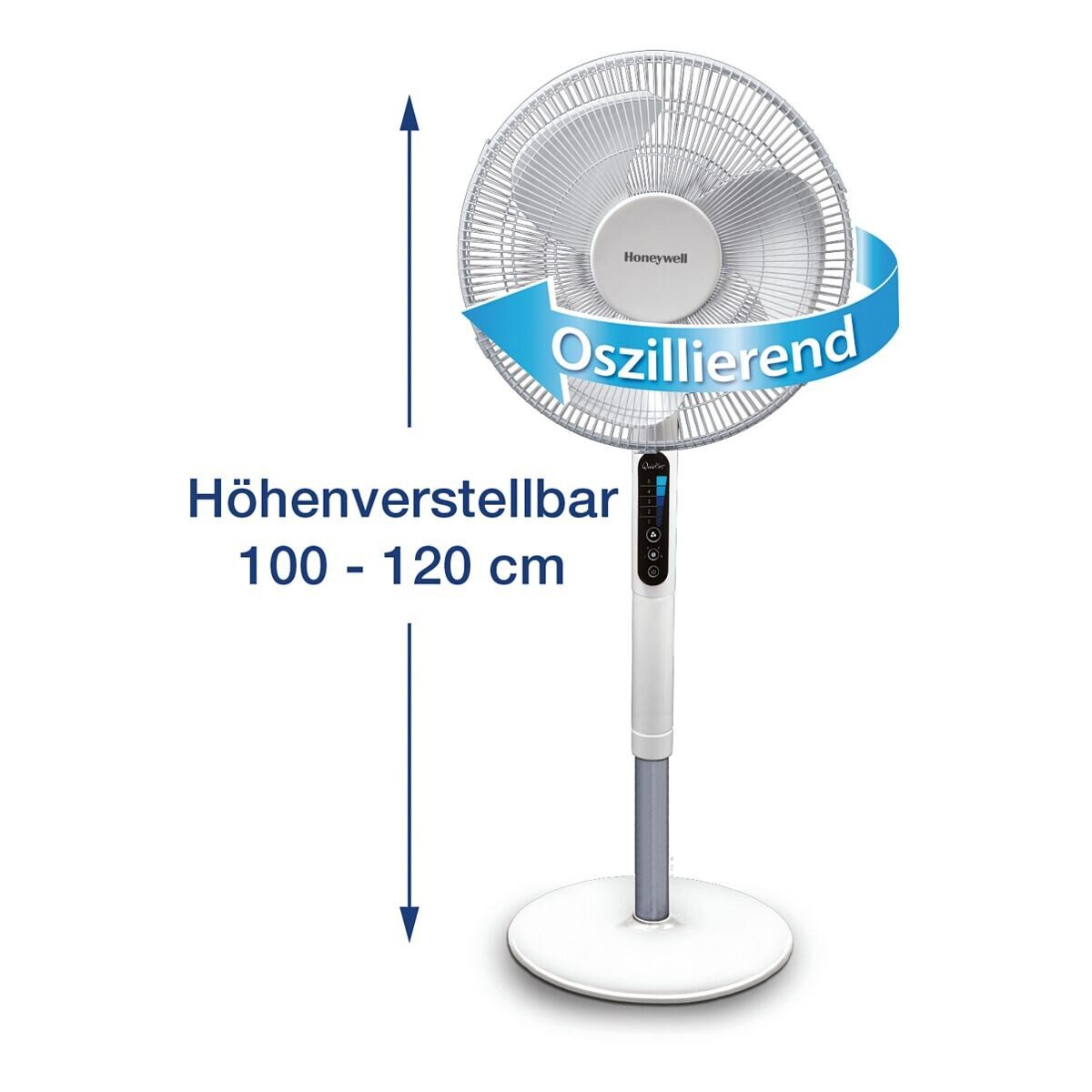 Honeywell Standventilator HSF600WE, QuietSet® Bedienung, Nachtruhe-Modus günstig online kaufen