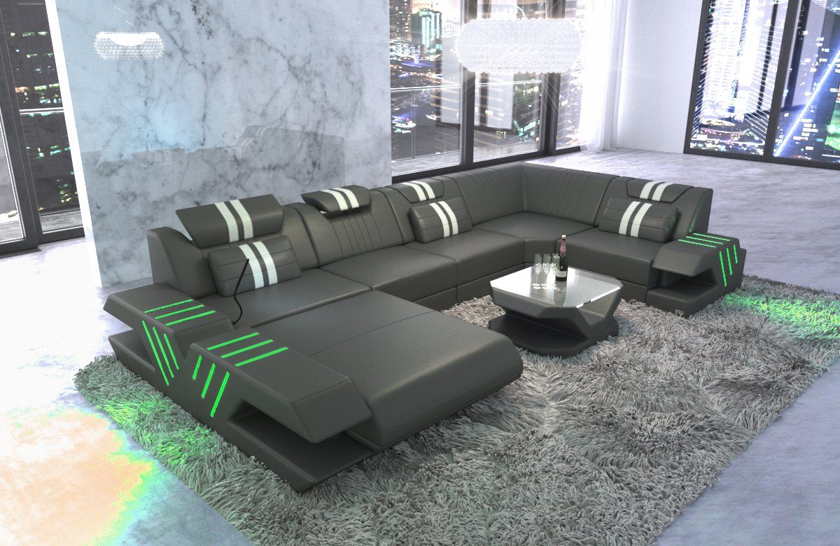 Sofa Dreams Wohnlandschaft Ledercouch Sofa Leder günstig online kaufen