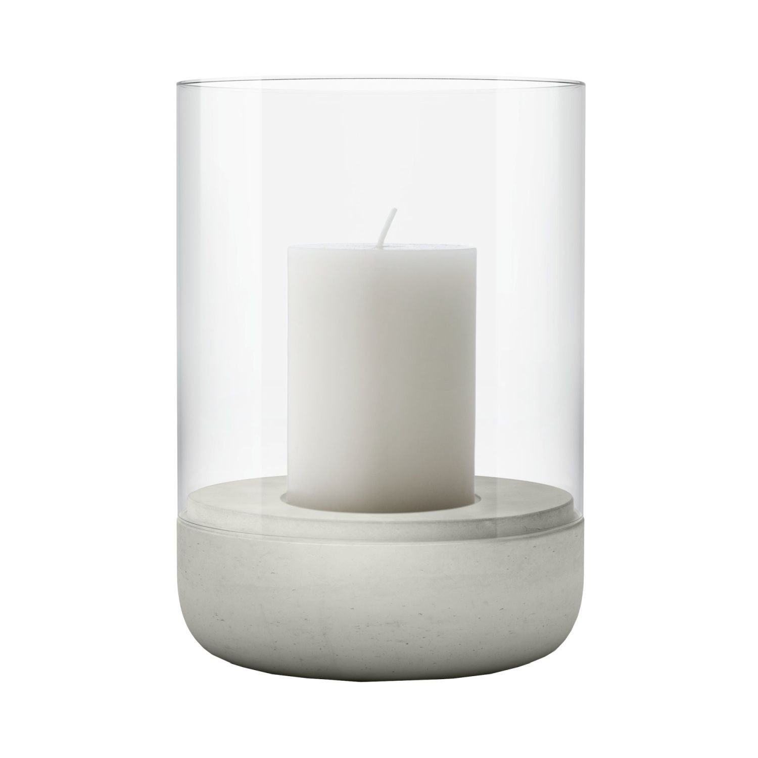 blomus Kerzenhalter Calma Windlicht L Hellgrau günstig online kaufen