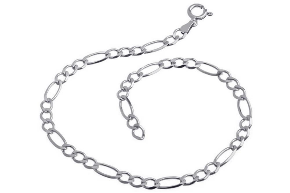 Silberkettenstore Fußkette Fußkette Figaro 4,5mm - günstig online kaufen