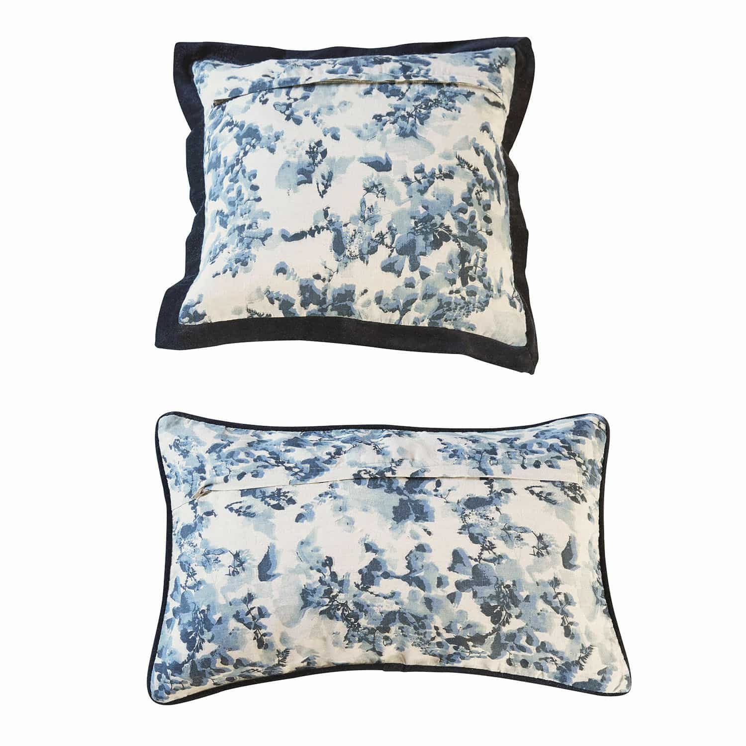 Mirabeau Kissenhülle Kissenhülle 2er Set Miretique blau/weiß