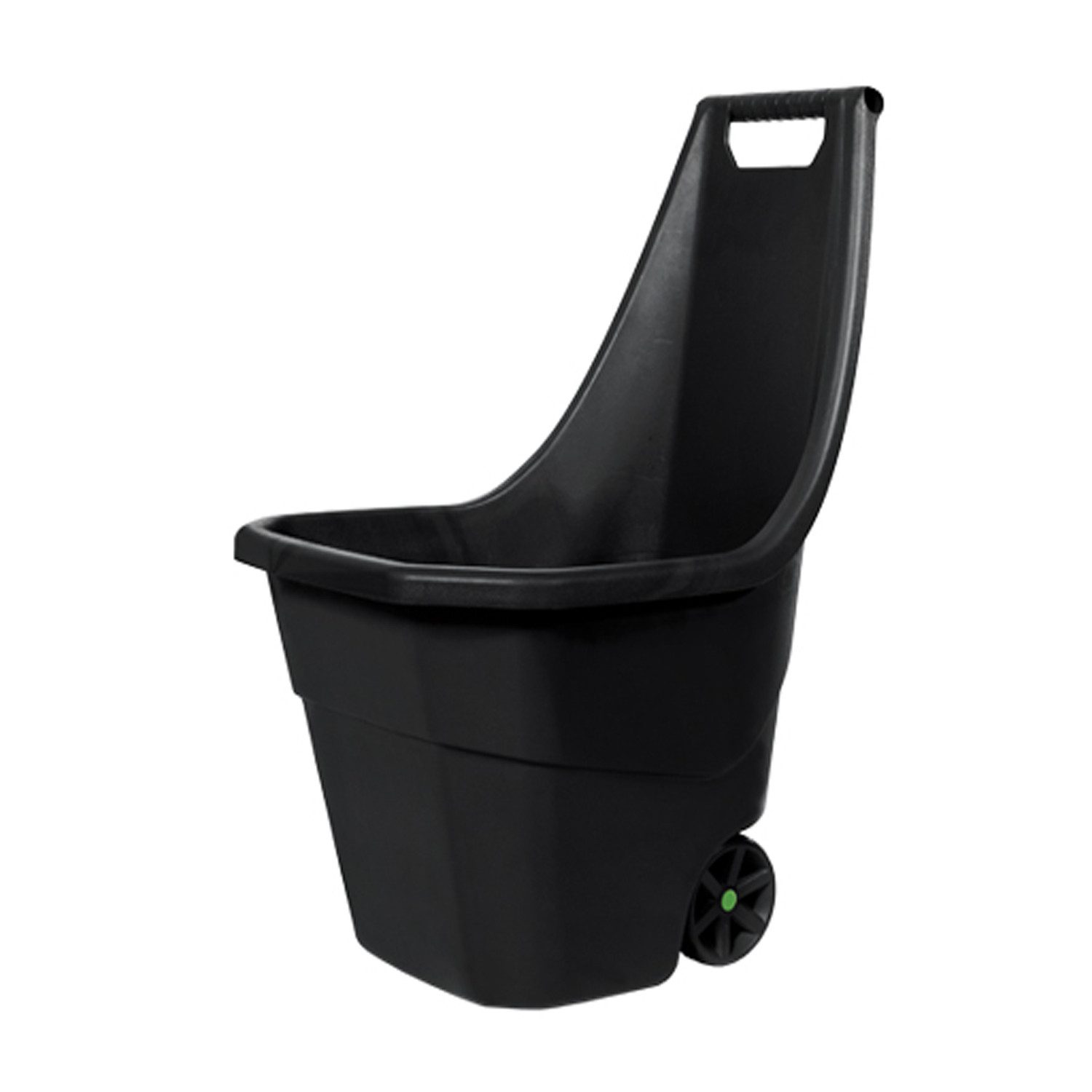 Mojawo Schubkarre Schubkarre Gartenkarre Handwagen Gartentrolley 55Liter Schwarz – Bild 4 von 5