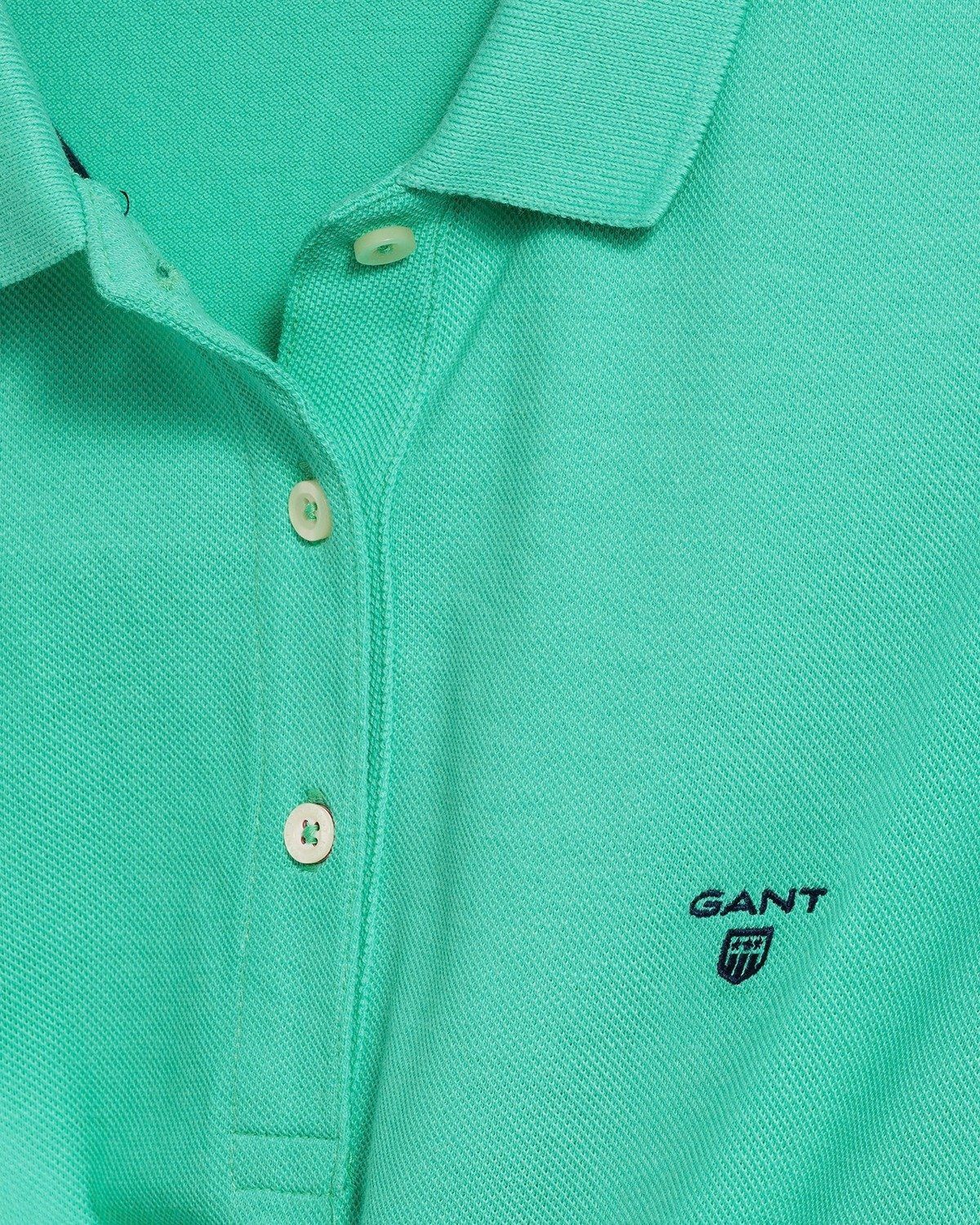 Gant Poloshirt Piqué Poloshirt Türkis