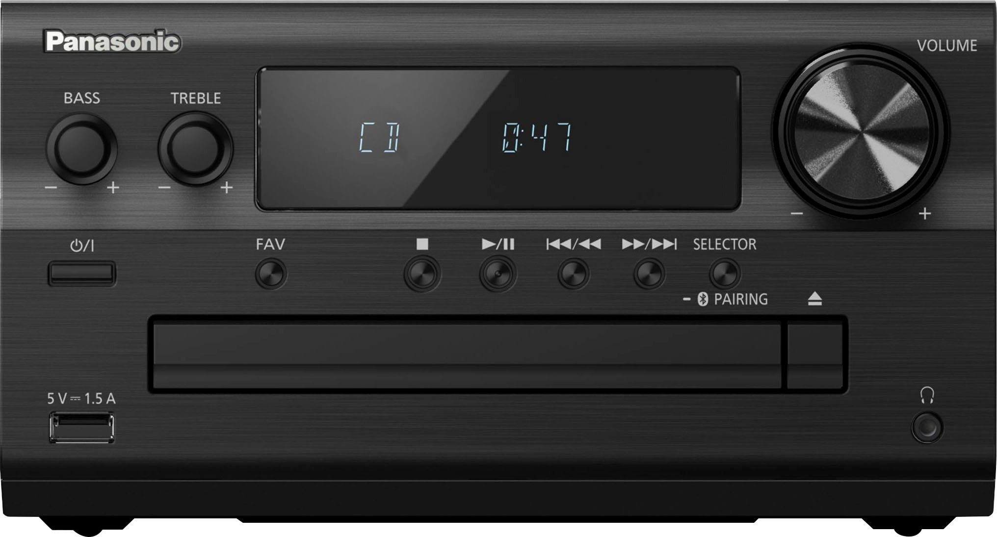 Hi-Res (Bluetooth, Premium WLAN, schwarz USB-Audiowiedergabe) Audio, UKW Kompaktanlage Radio, SC-PMX802E Micro- Panasonic