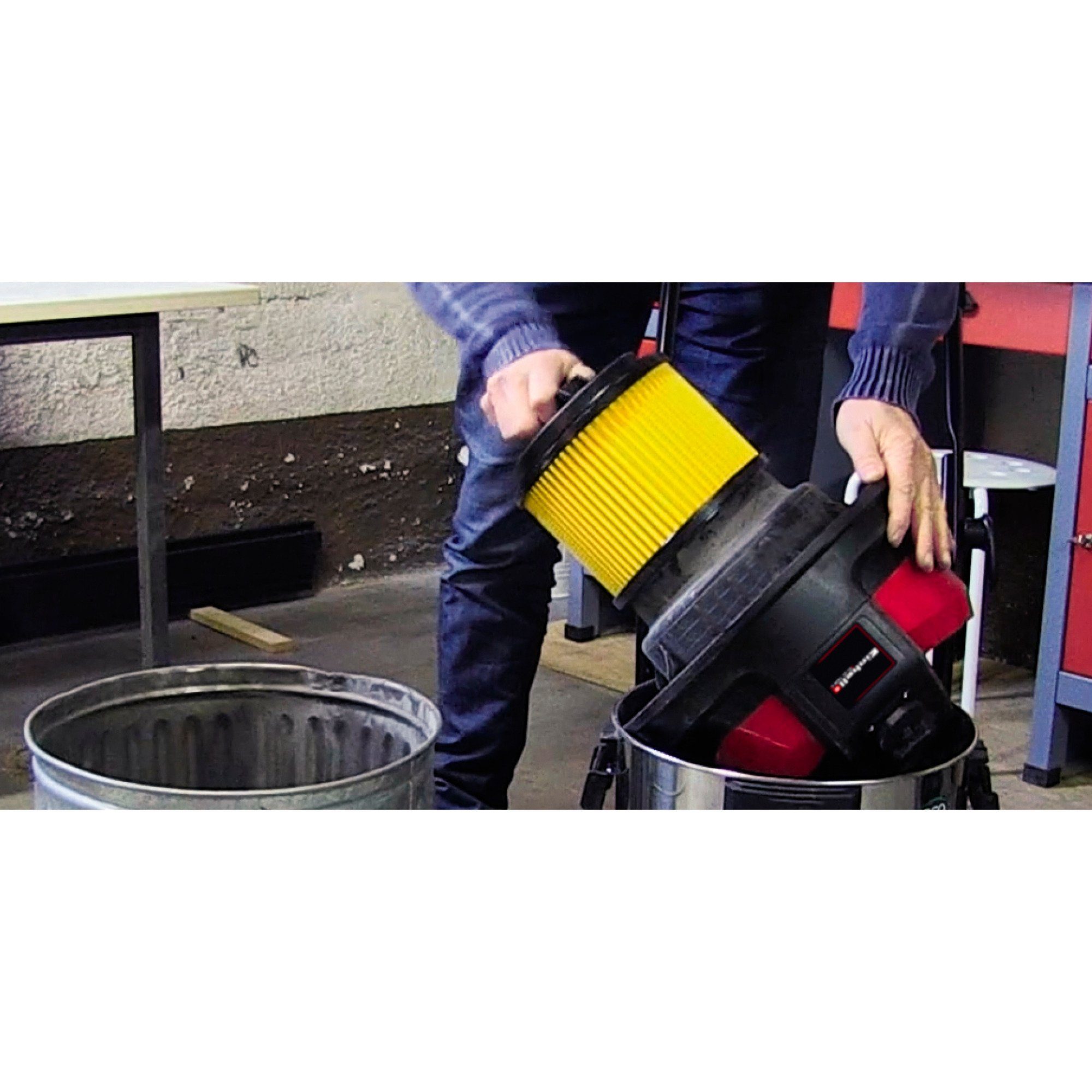 Einhell Saugfilter EINHELL Faltenfilter mit Deckel, Filter