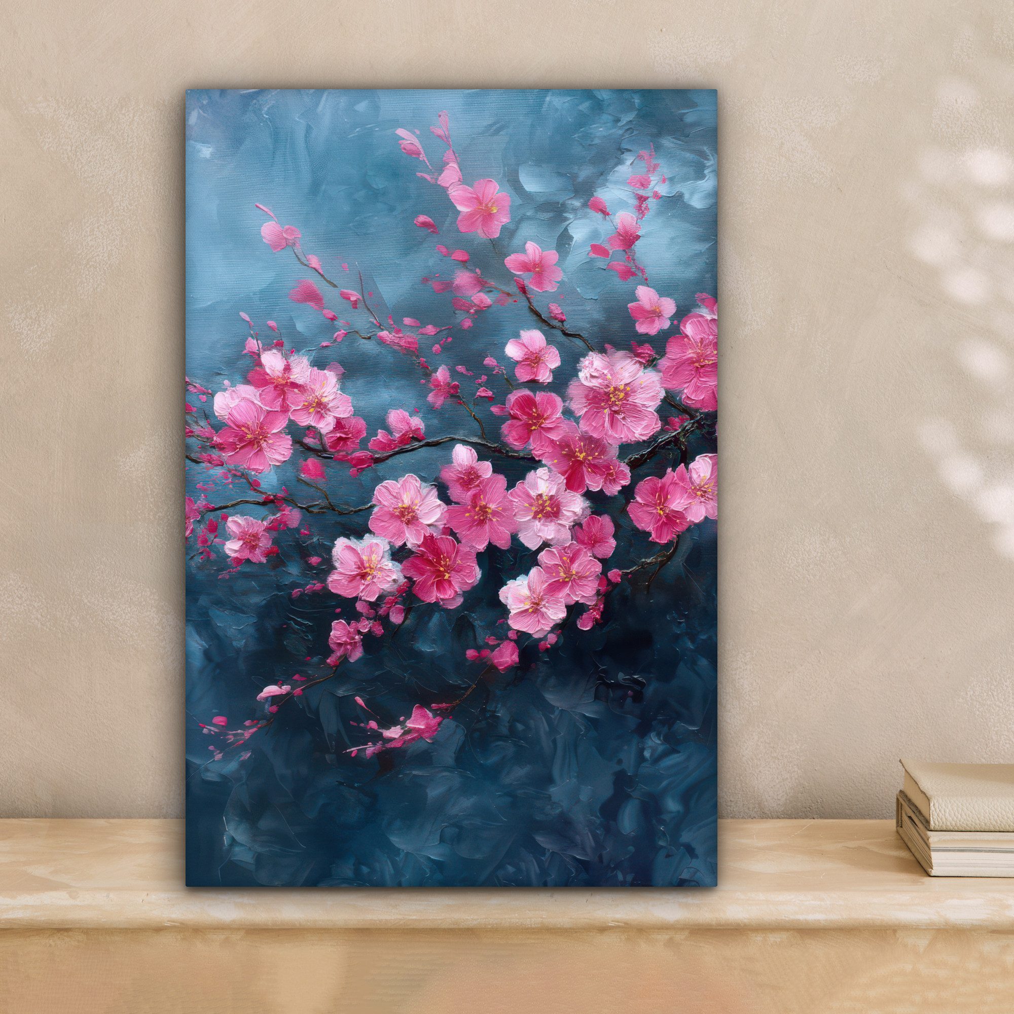 OneMillionCanvasses® Leinwandbild Blume - Blüten - Rosa - Abstrakt, Fotodru günstig online kaufen