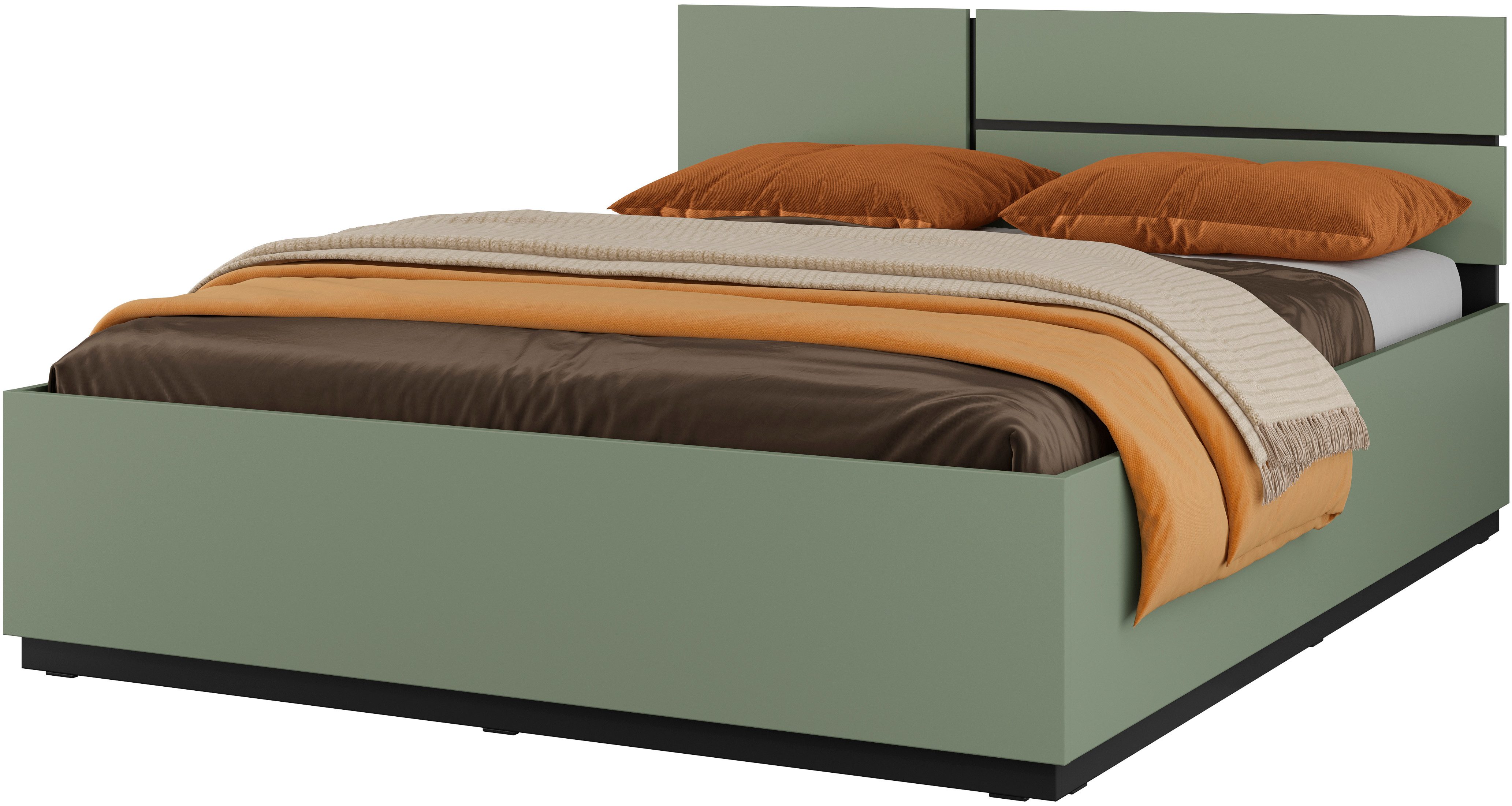 OTTO home Bett Cross, moderner Bettrahmen, Doppelbett in zwei Grössen, stab günstig online kaufen