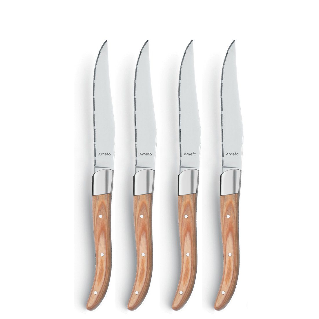 Amefa Стейк ножи ROYAL STEAK (4 Stück), holz, hochglanzpoliert