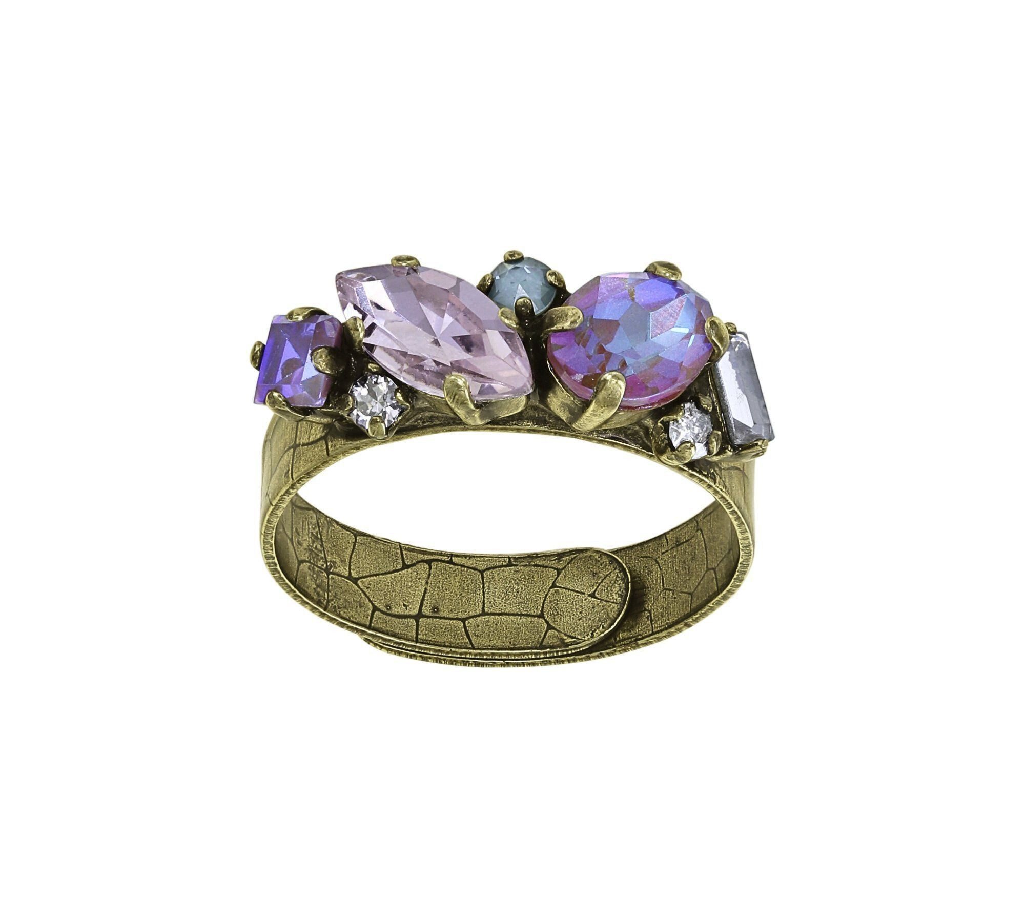 KONPLOTT Fingerring KONPLOTT Ring Mess to Impress Pastel Multi antik Messing