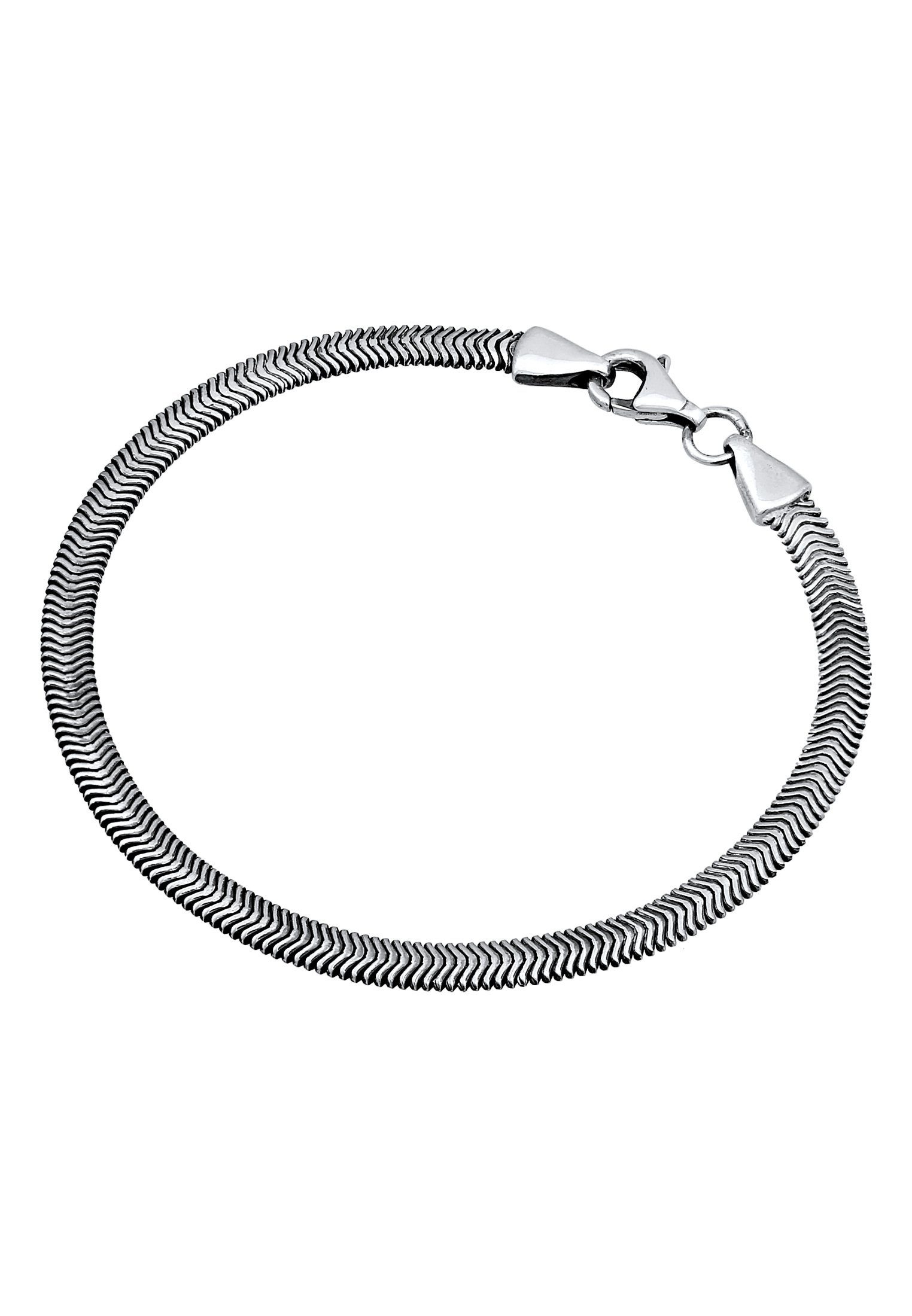 Kuzzoi Armband Flach Elegant Schlangenkette Fischgräte günstig online kaufen