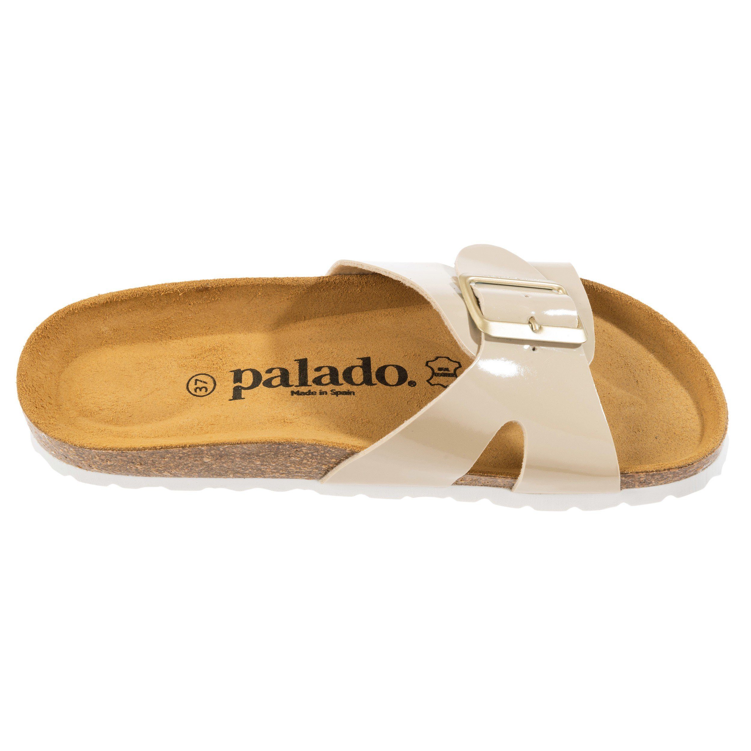 Lack Palado Beige Tinos Pantolette