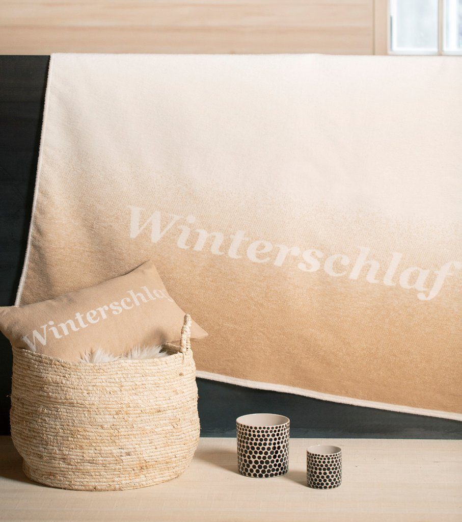 DAVID FUSSENEGGER Kissenhülle Silvretta 'Winterschlaf' 30 x 50 cm günstig online kaufen