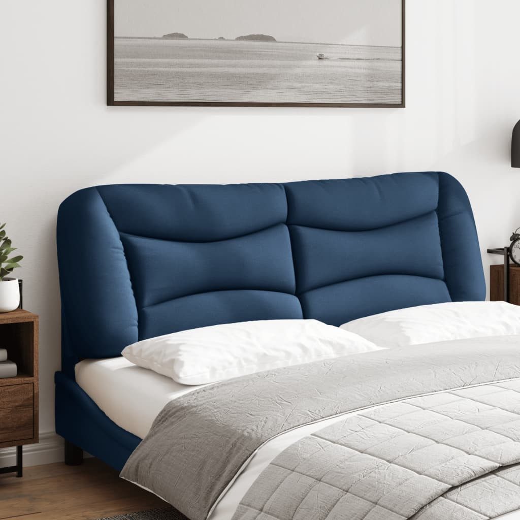 vidaXL Kopfteil Kopfteil-Kissen "Hvar" Blau 160 günstig online kaufen