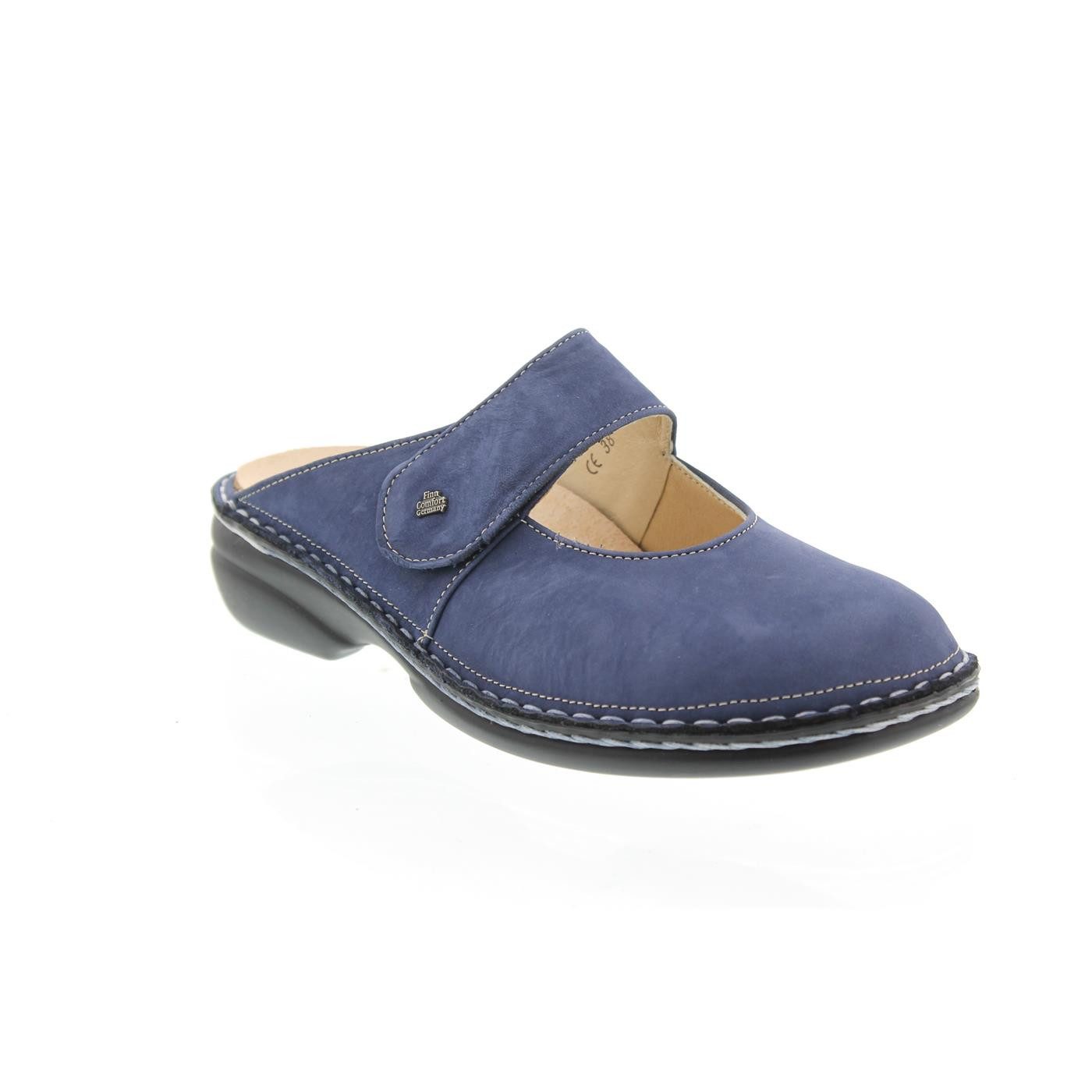 Finn Comfort Finn Comfort Stanford - Clog, Klettverschluß, blau (denim), Patagonia Clog