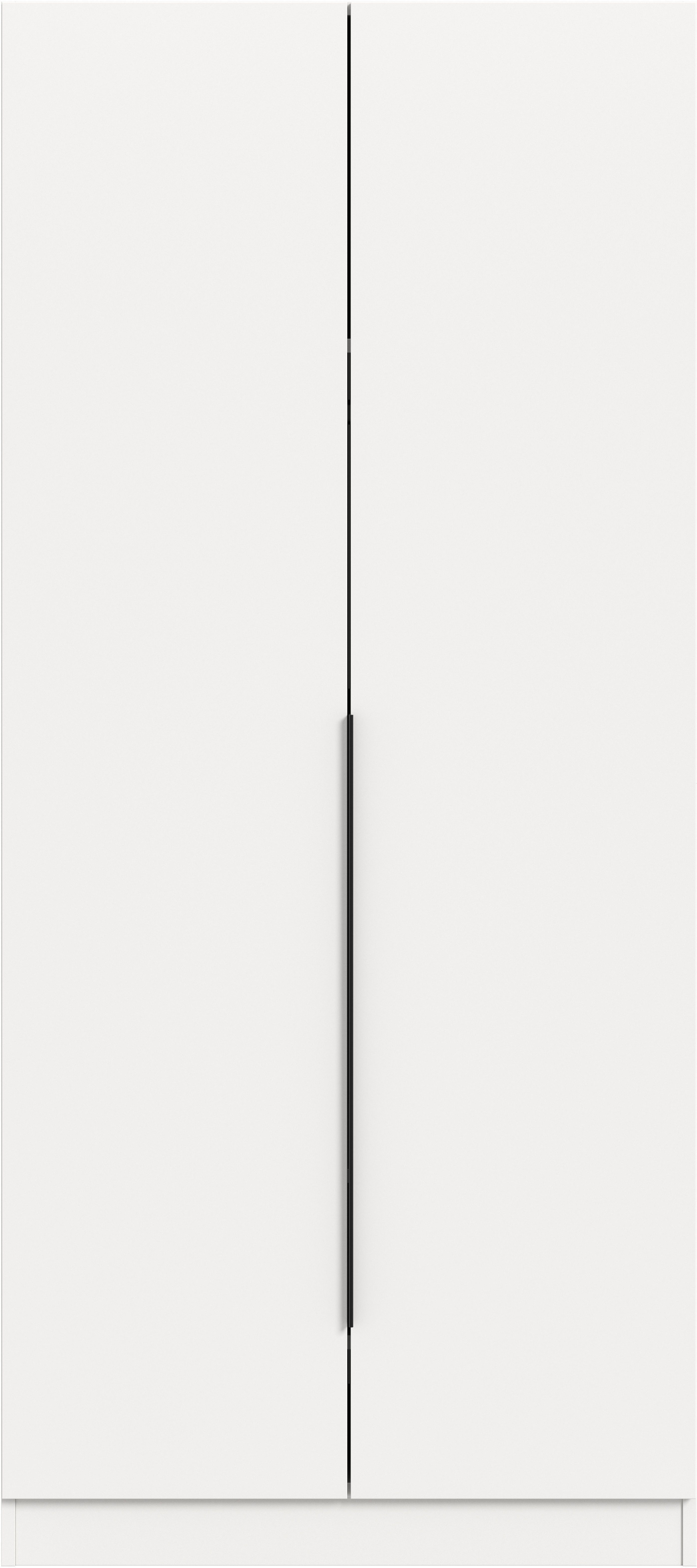 Home affaire Kleiderschrank Skarde Schlafzimmerschrank, Garderobe, Schrank (Otto Bestseller Garderobe Schlafzimmerschrank) Breite: 80 cm, weiß, Kleiderstange, Einlegeboden