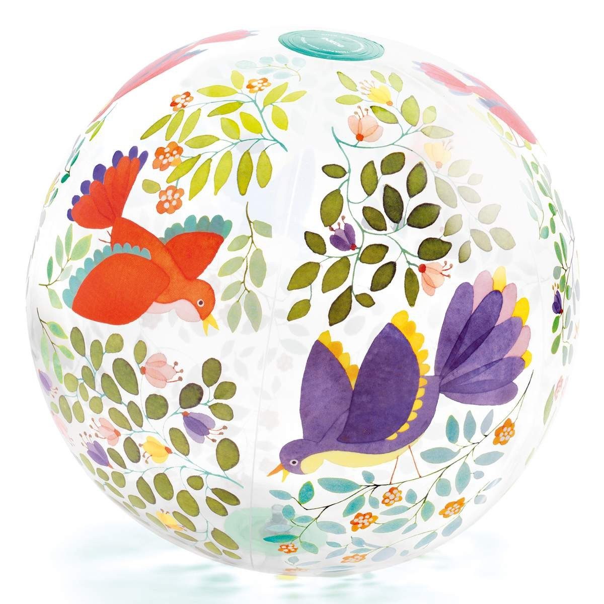 DJECO Wasserball Aufblasbarer Wasserball Ø 35 cm, robust, für Kinder ab 3 Jahren