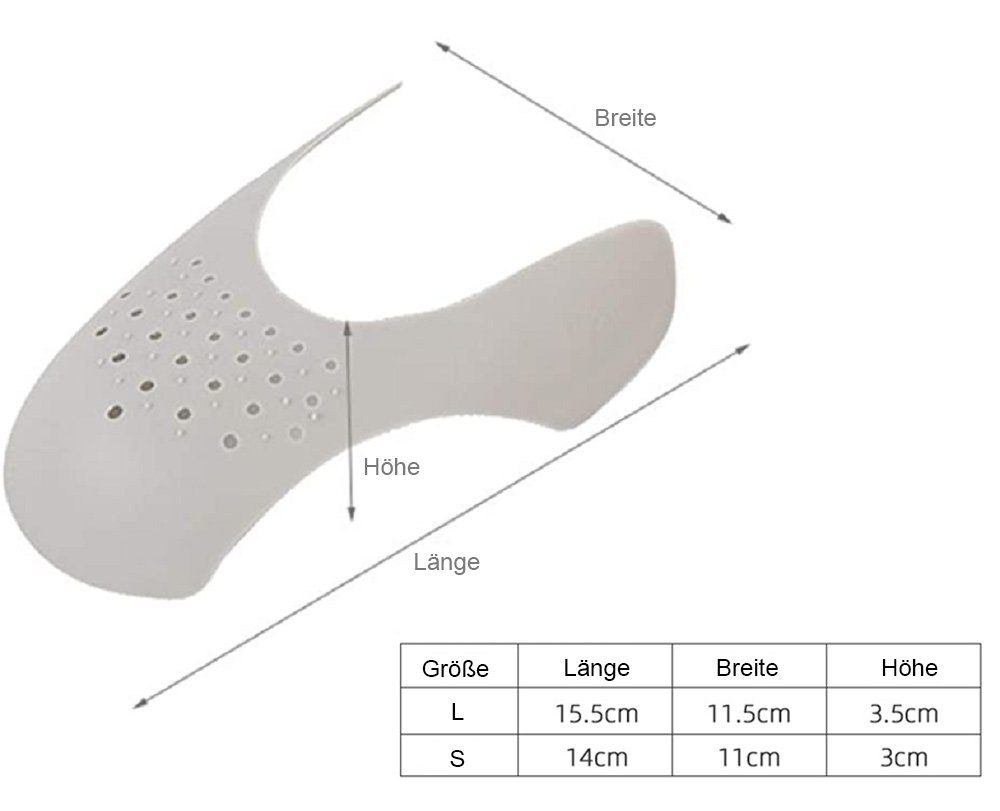 COOL-i ® Sneaker 2 Paar Sneaker-Schutz:Zehenschutz&Schuhschutz günstig online kaufen