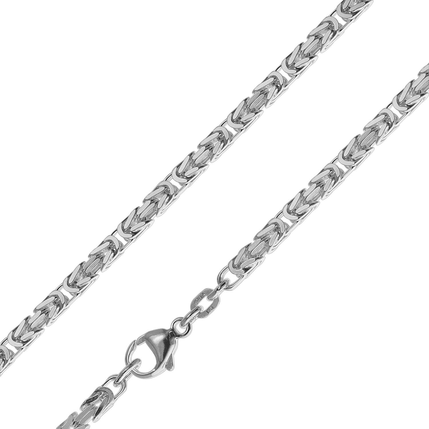trendor Gliederarmband Königskette Sterlingsilber 925 Stärke 3,2 mm