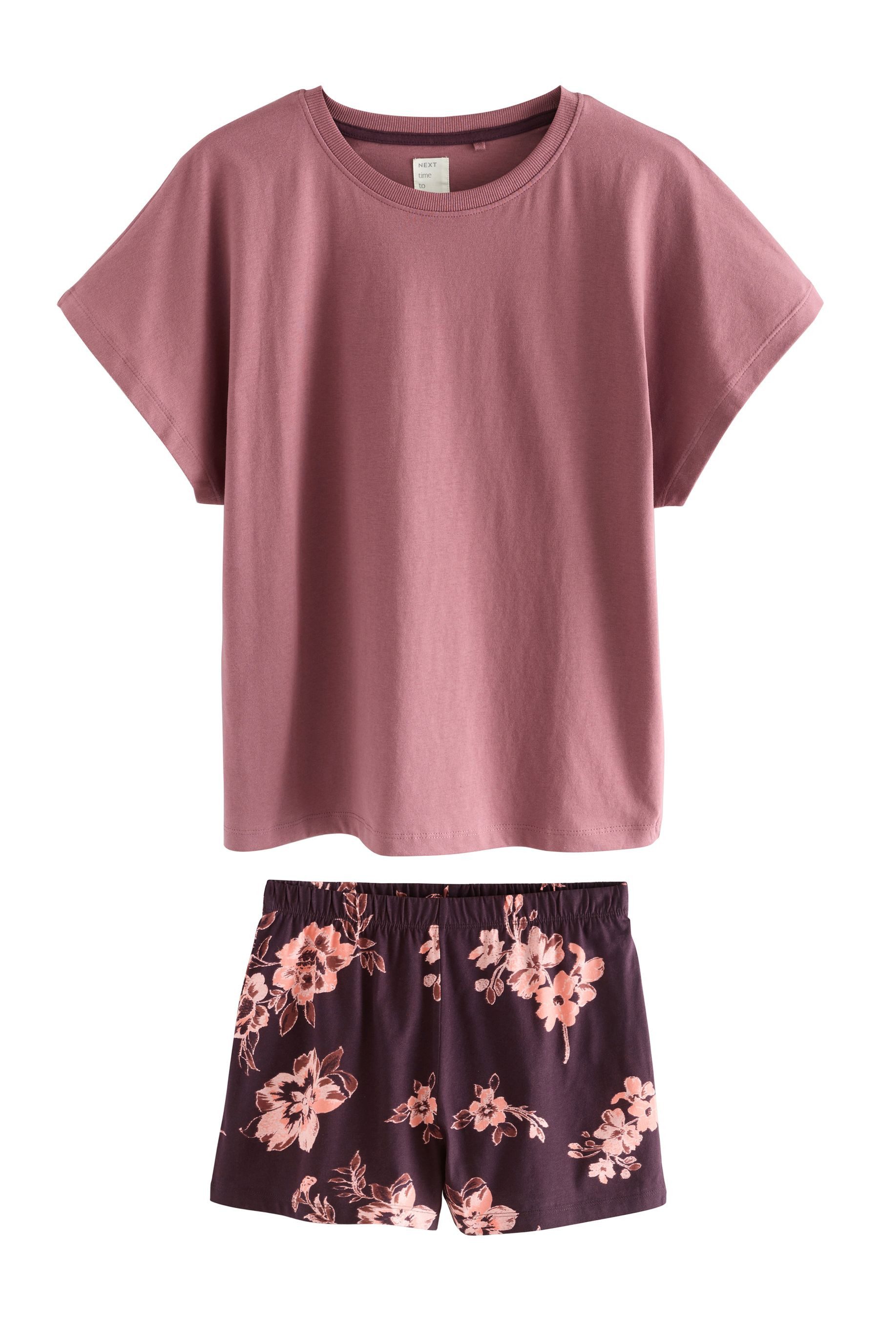 Next Pyjama Kurzärmeliger Baumwoll-Pyjama (2 tlg) günstig online kaufen