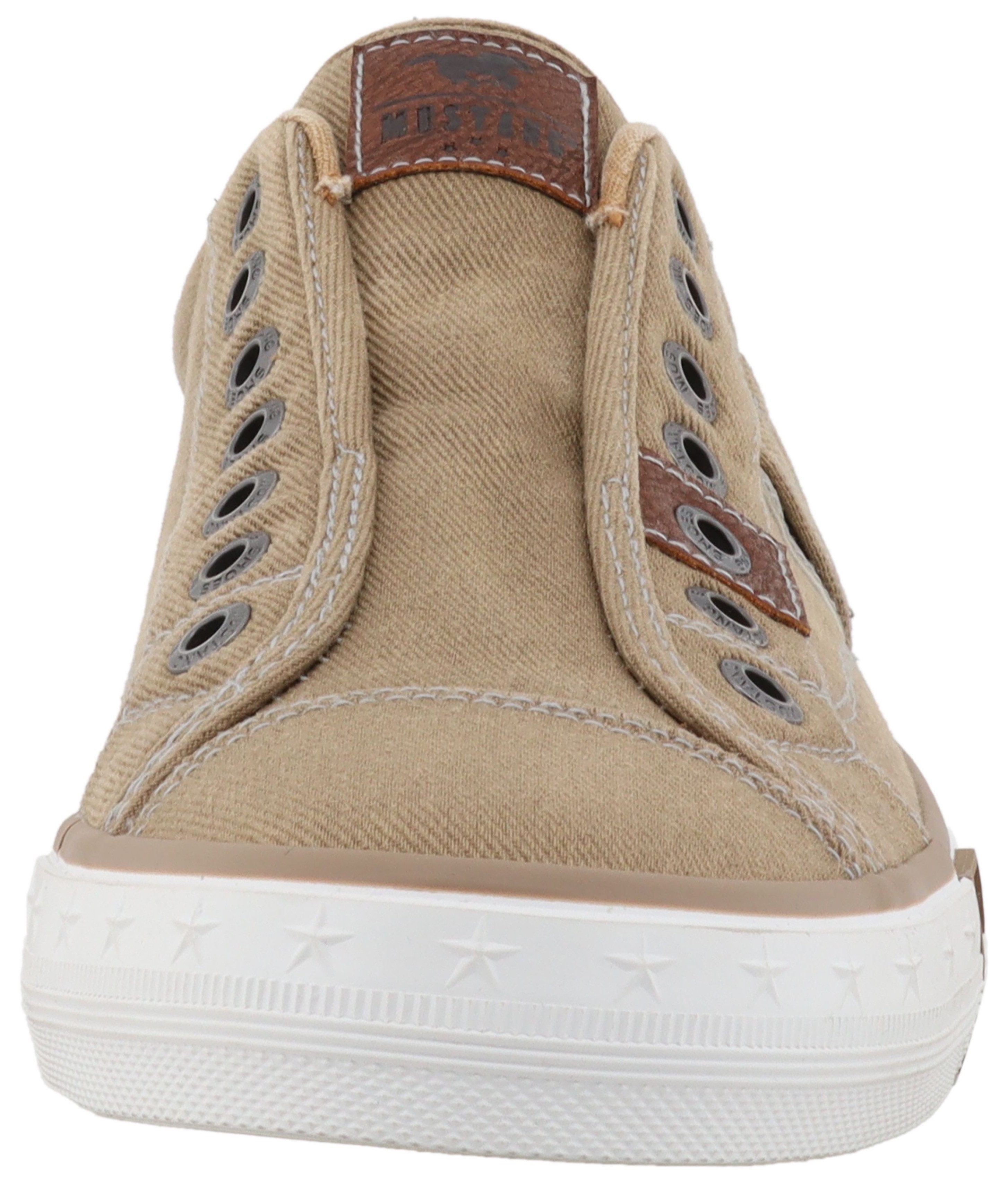 Mustang Shoes Calogero Slip-On Sneaker Slipper, Freizeitschuh, Halbschuh mit Kontrastnähten