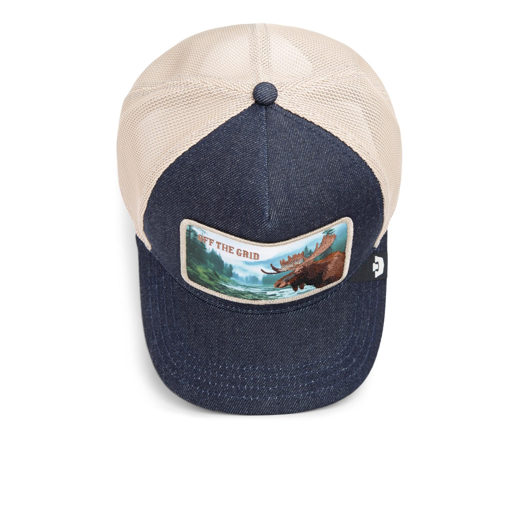 GOORIN Bros. Trucker Cap Goorin Bros. Staycation Trucker Cap Gray Denim (Basecap, Basecap, Meshcap, Trucker Kappe)