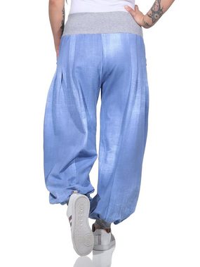 CLEO STYLE Haremshose/Jodhpur-Hose Haremshose 4452 34-38 Hellblau