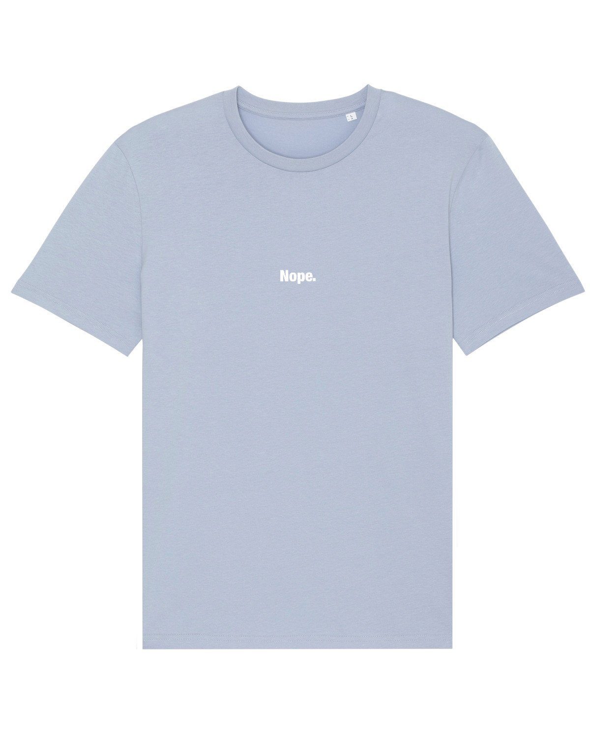 wat? Apparel Print-Shirt Nope (1-tlg) Serene Blue