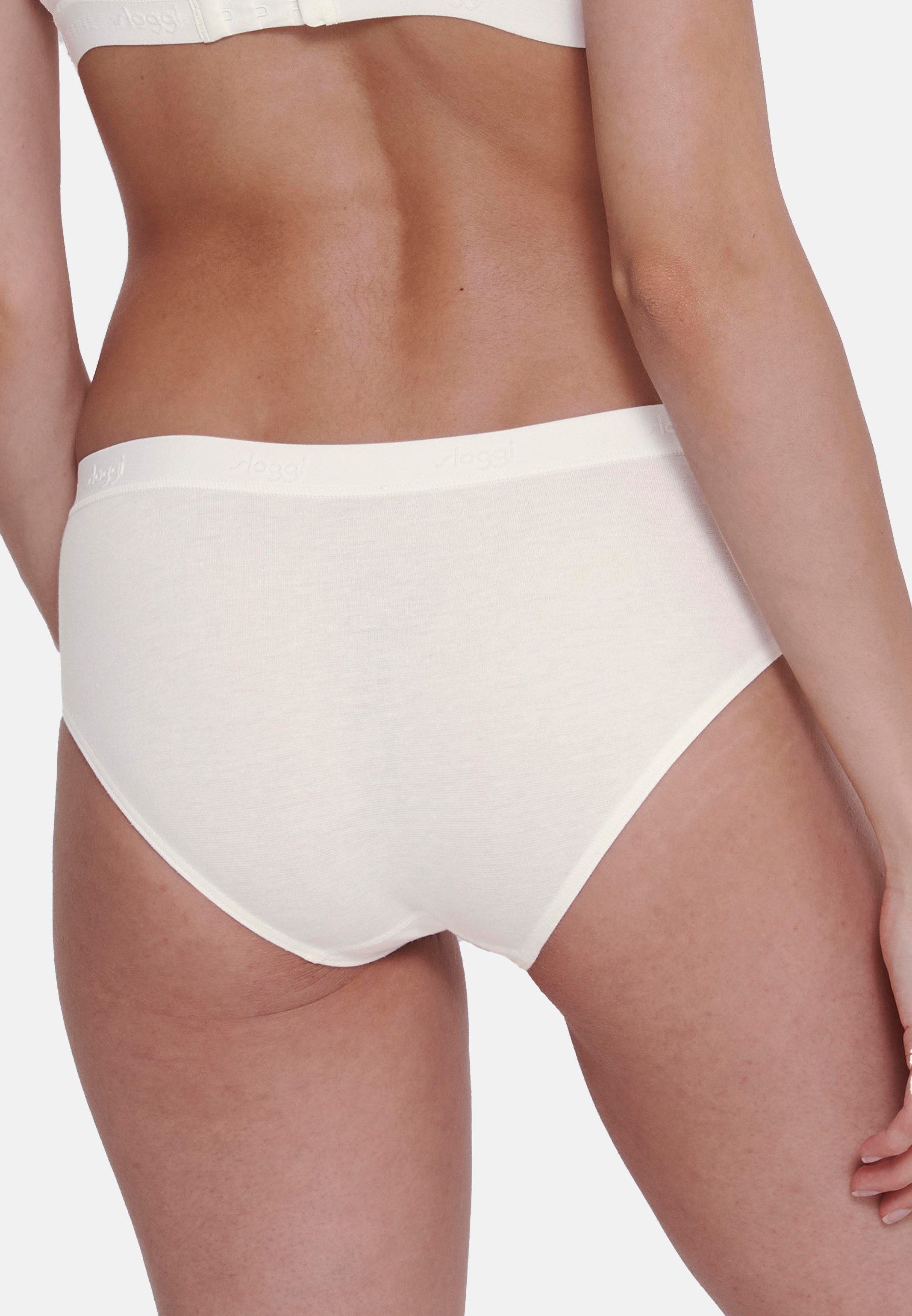 sloggi Hipster 6er Pack GO Casual (Spar-Set, 6-St) Hipster - Baumwolle - Atmungsaktiv