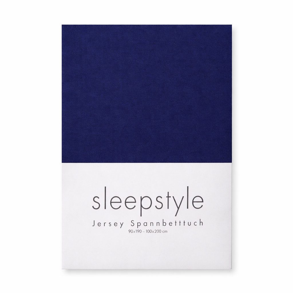 Sleepstyle Spannbettlaken SleepStyle, Jersey, Gummizug: rundum, (1 Stück), 100% Baumwolle
