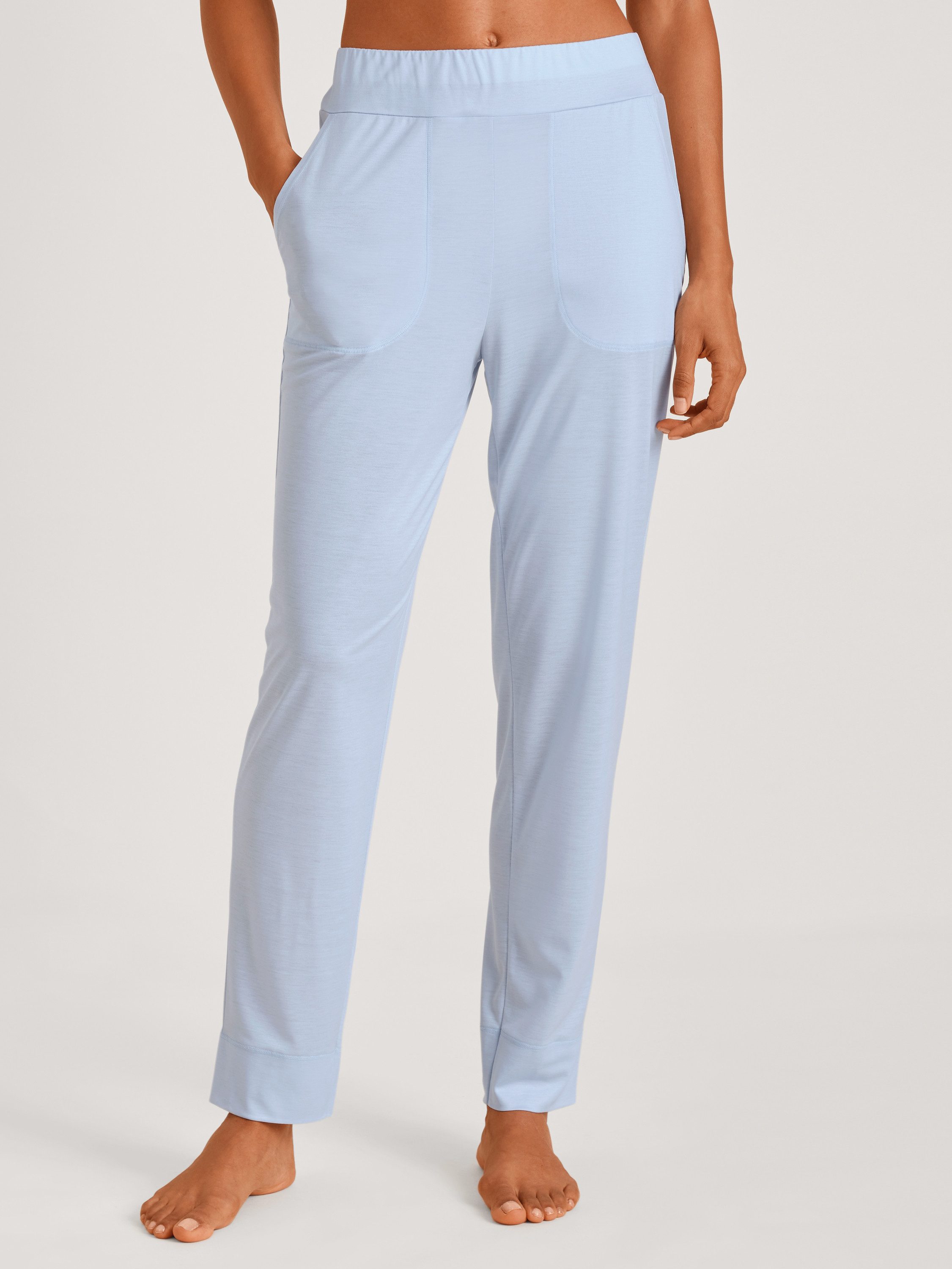 CALIDA Pyjamahose DEEPSLEEPWEAR Cooling Damen (1-tlg) natürliche Thermoregulierung, stoppt Überhitzung, mit Seitentaschen