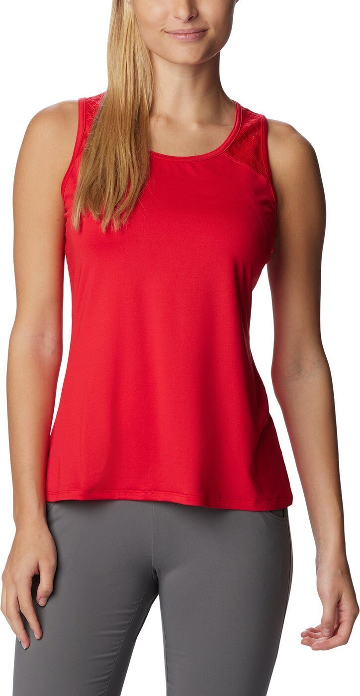 Columbia Tanktop Peak To Point II Tank Red Lily