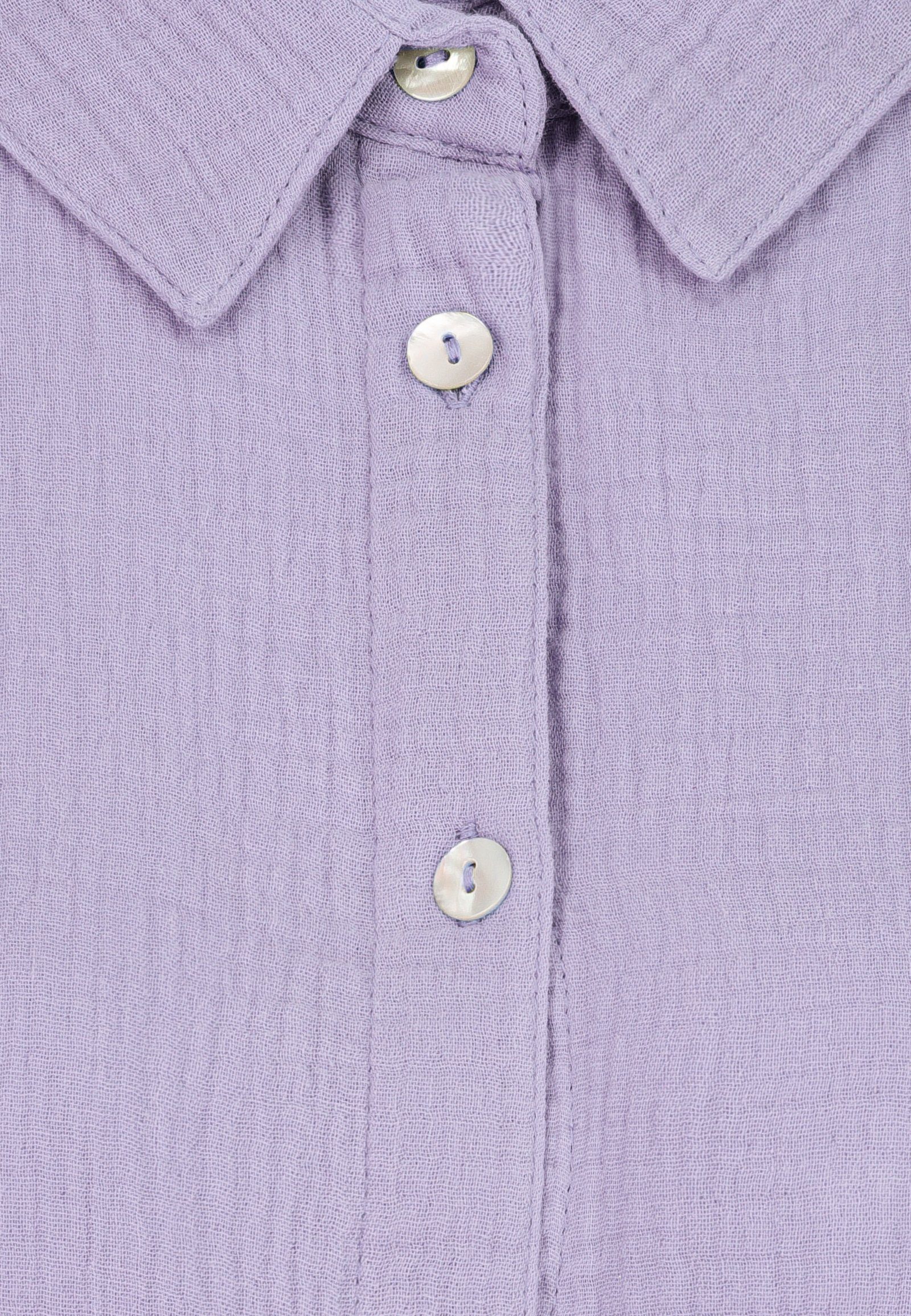 Langarmbluse Musselin Bluse Oversize SUBLEVEL light-purple